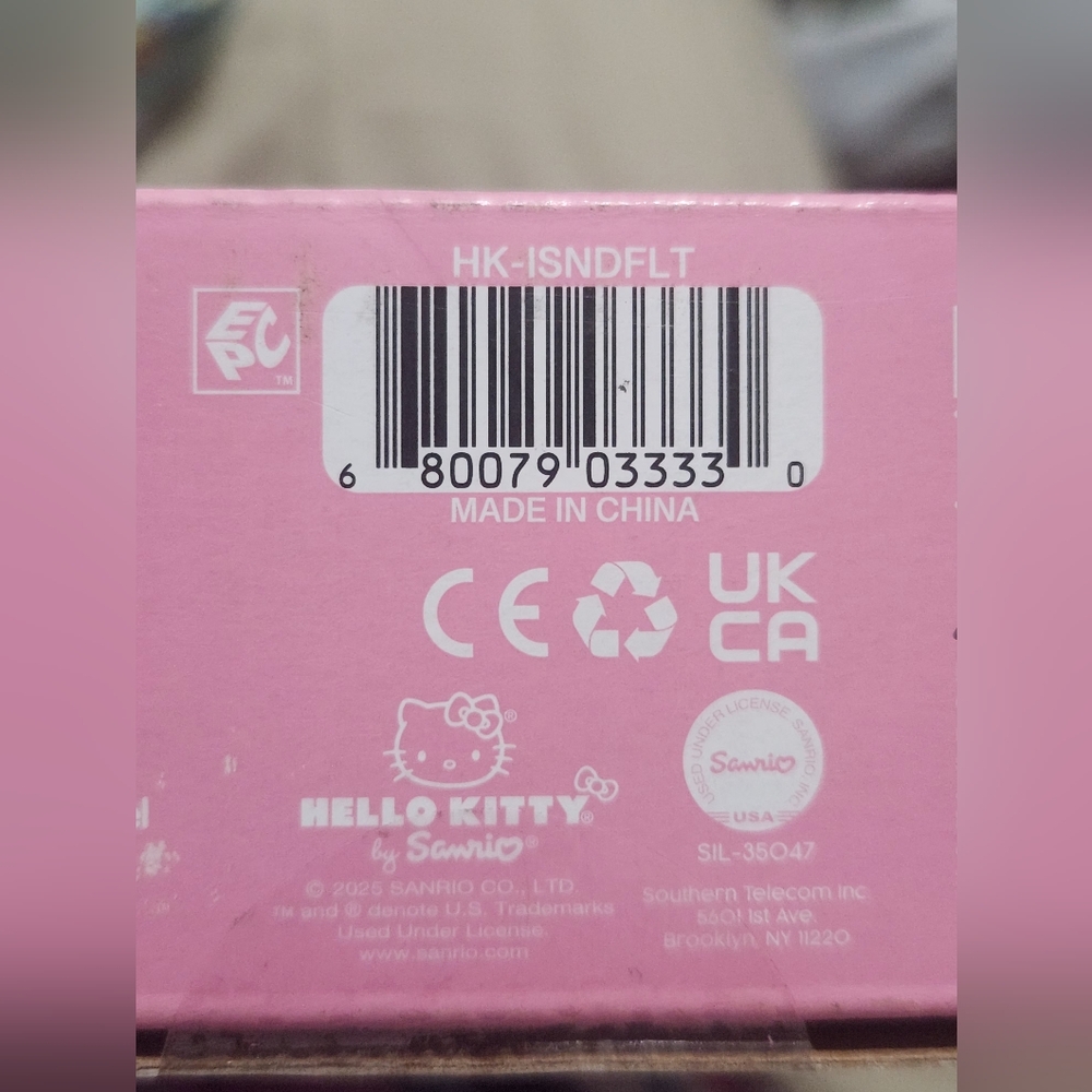 Hello Kitty Pink Inflatable Floatable Island 4' Wide - Picture 2 of 4